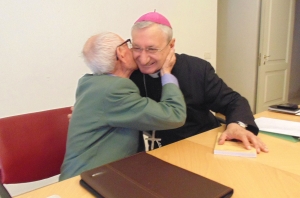 L’Arcivescovo Mons. Santoro incontra Cataldo Portacci